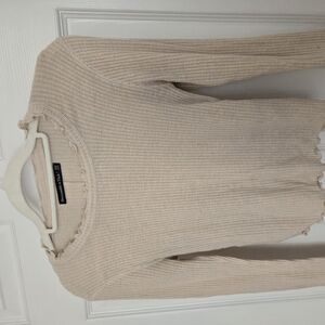 Abercrombie & Fitch Cream Ribbed Top